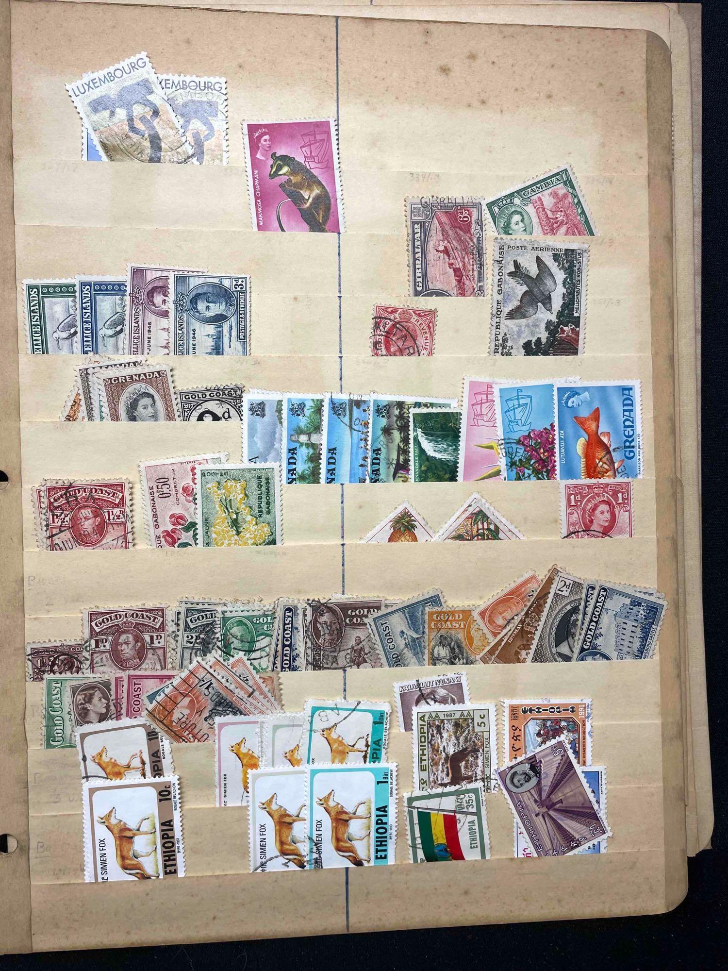 Lot of Mixed Collectors Stamps. Bulgaria, Albania, Ukrainian, more