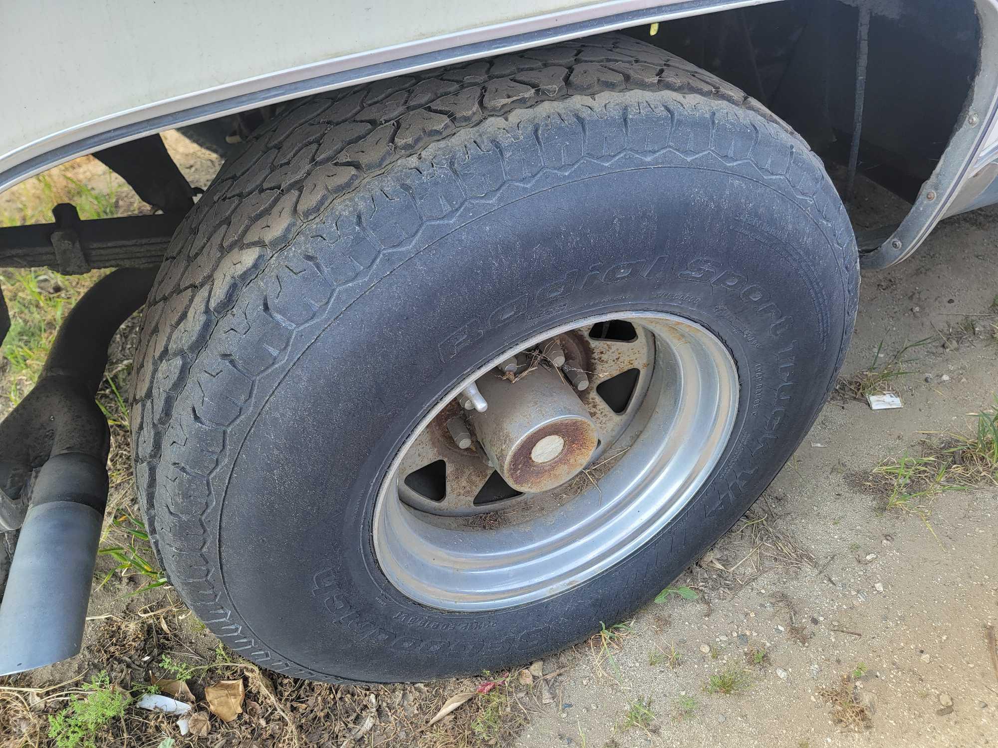 1979 Chevy Scottsdale c20 Pickup Truck with camper shell non running for parts w/ title