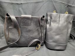 Mark Cross purses One is soft leather zipper bag. Classic Black bag.