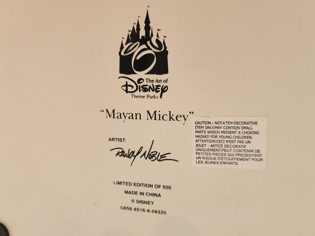 Mayan Mickey Mouse the Art of Disney Limited Edition of 500 by Randy Noble