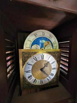 Hand Carved Asian Style Grandfather Clock