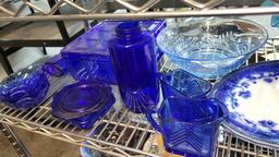 Vintage Blue glass Goodwill Location