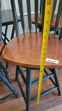 Six Swivel bar stools