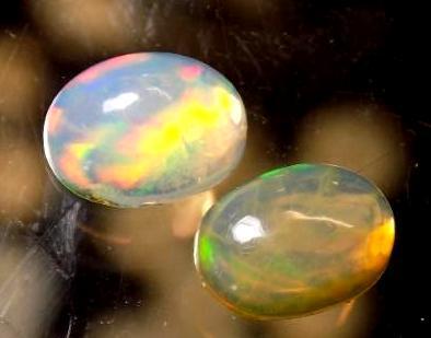 Australian Welo Opal Lot Rainbows Rare Earth Mined High End Beauties 2.4 Ct