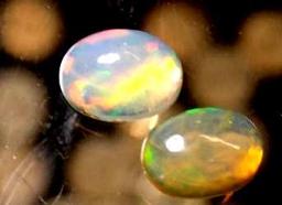 Australian Welo Opal Lot Rainbows Rare Earth Mined High End Beauties 2.4 Ct