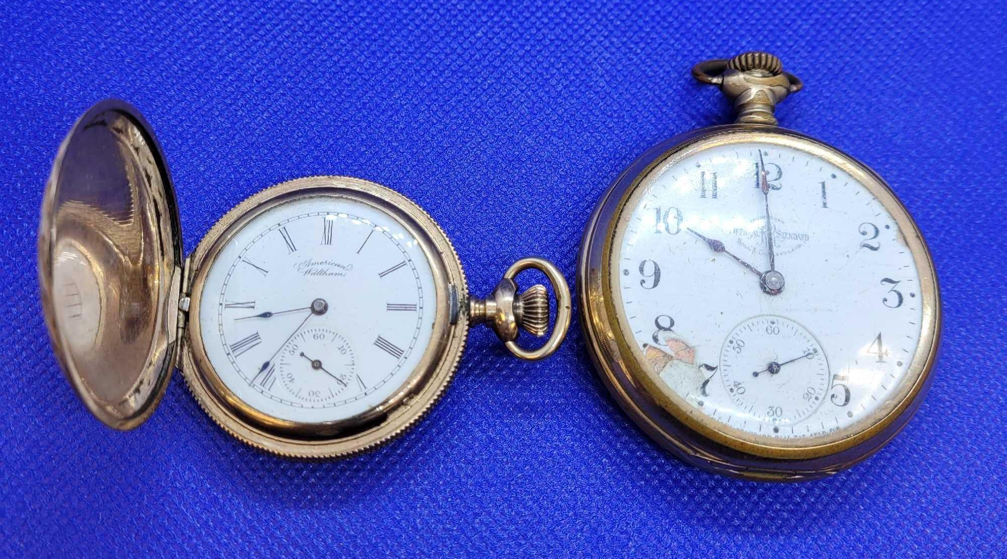 Pocket Watch Lot - American Waltham and Official Standard - 2 Units