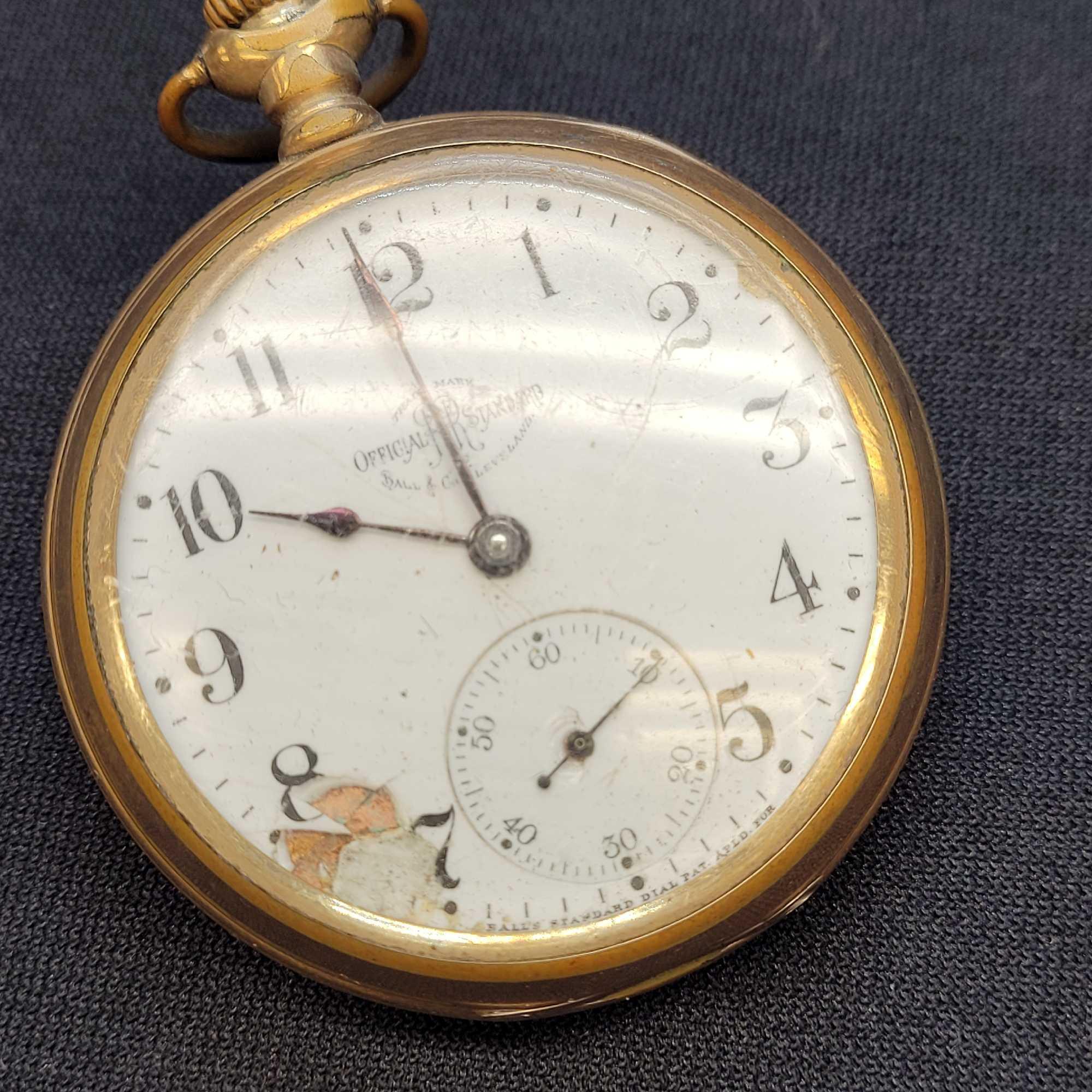 Pocket Watch Lot - American Waltham and Official Standard - 2 Units
