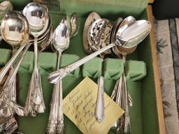 1881 Wm Roger MFG original Silverware Dinner Set knives forks spoons with Case