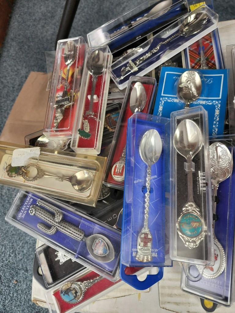 Spoon Collection Various with cases