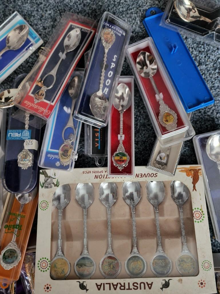 Spoon Collection Various with cases