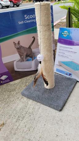 Scoopfree self cleaning litter box exercise pen