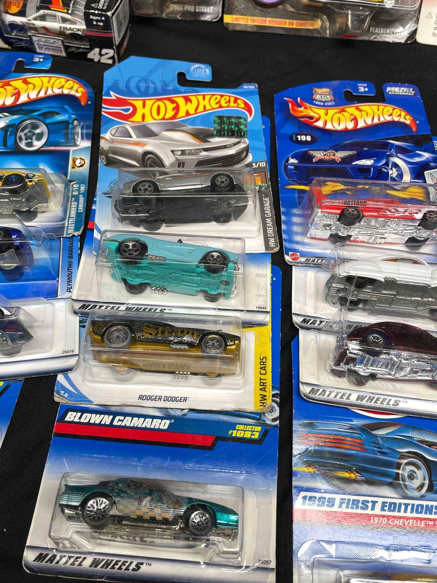 Large Collection of Hot Wheels, Johnny Lightning, Matchbox Cars, Many New in Box 48 total cars