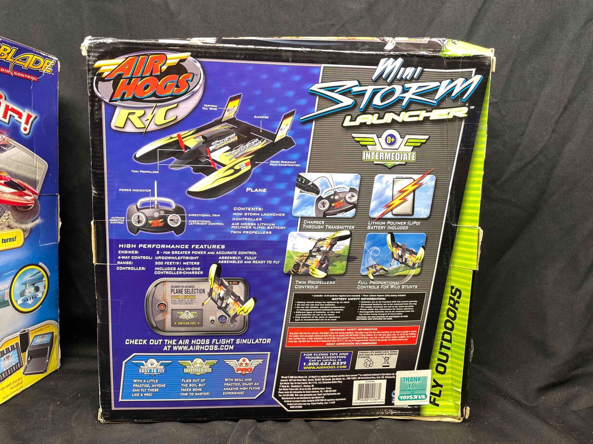 TYCO R/C AirBlade and Air Hogs R/C Storm Launcher Radio Control Toys