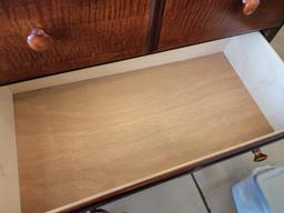 Wooden Headboard Bedframe Dresser