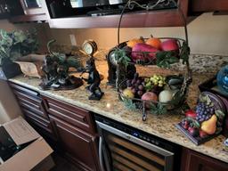 Decor Statues Fruit Clocks etc