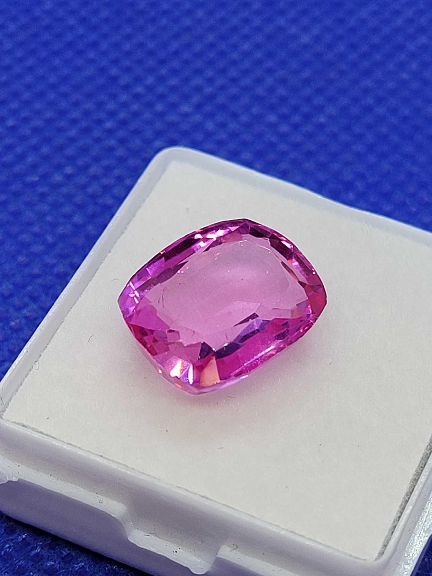 Cushion Cut 1.93ct Pink Sapphire Gemstone AAA Quality