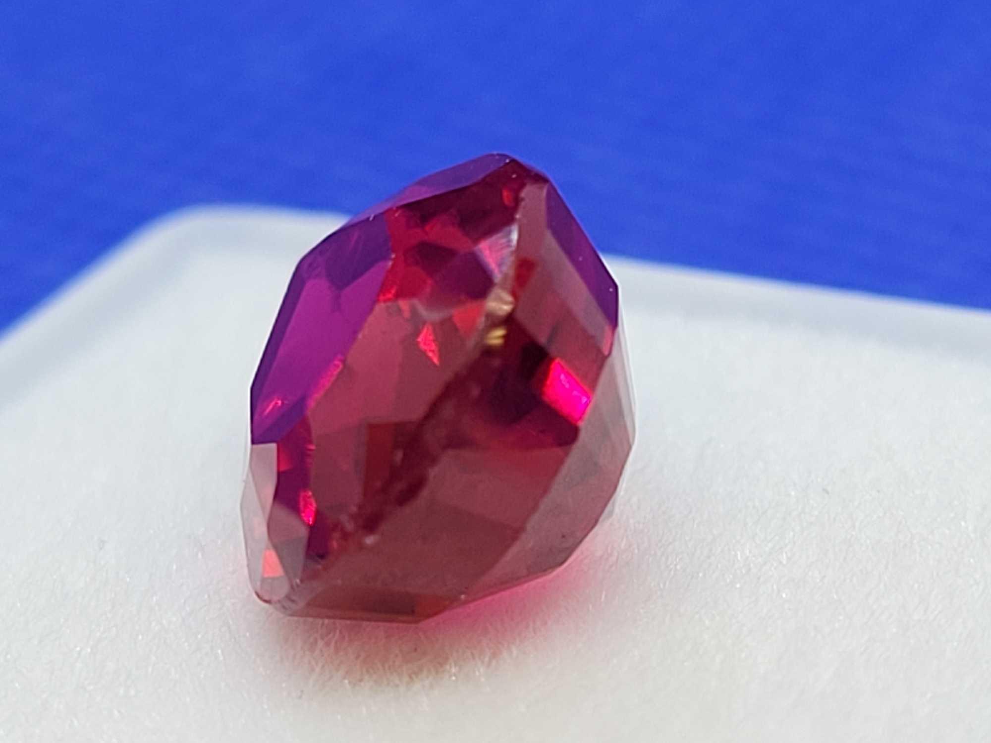 Super Sparkly 7.89ct Pear Cut Red Ruby Stunning Gemstone