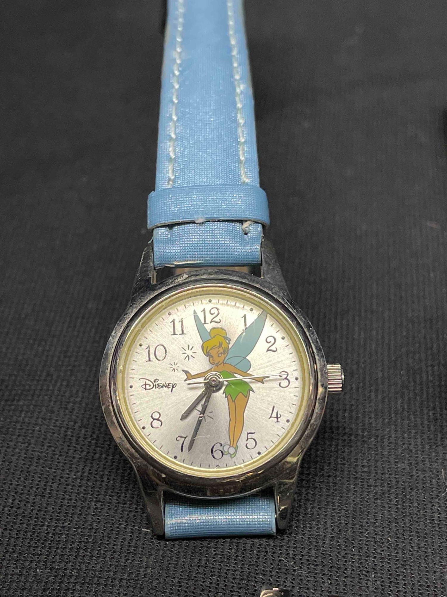 9 Disney Tinkerbell Wrist Watches Japan Accutime MCO297, MCO030, TK1022, MU22A, TNK452