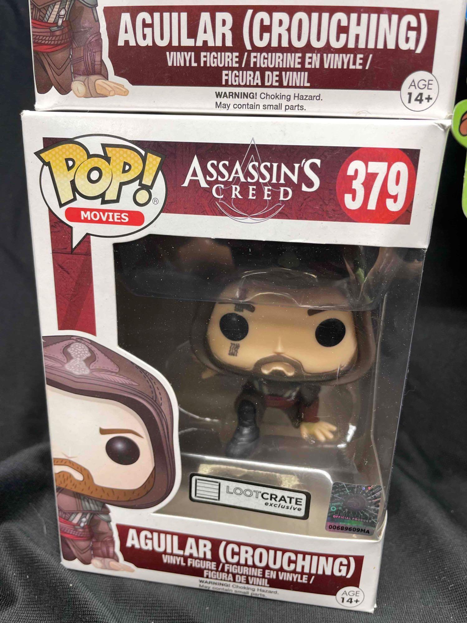 Assassins Creed POP Figures, Loony Tunes Elmer Fudd Figurine, Buffy Angel Vinyl, Suicide Sqaud