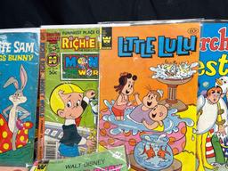 Old Vintage Comics, Modern Superman Comics. Archie, Little Lu Lu, Ritchie Rich, Yosemite Sam,