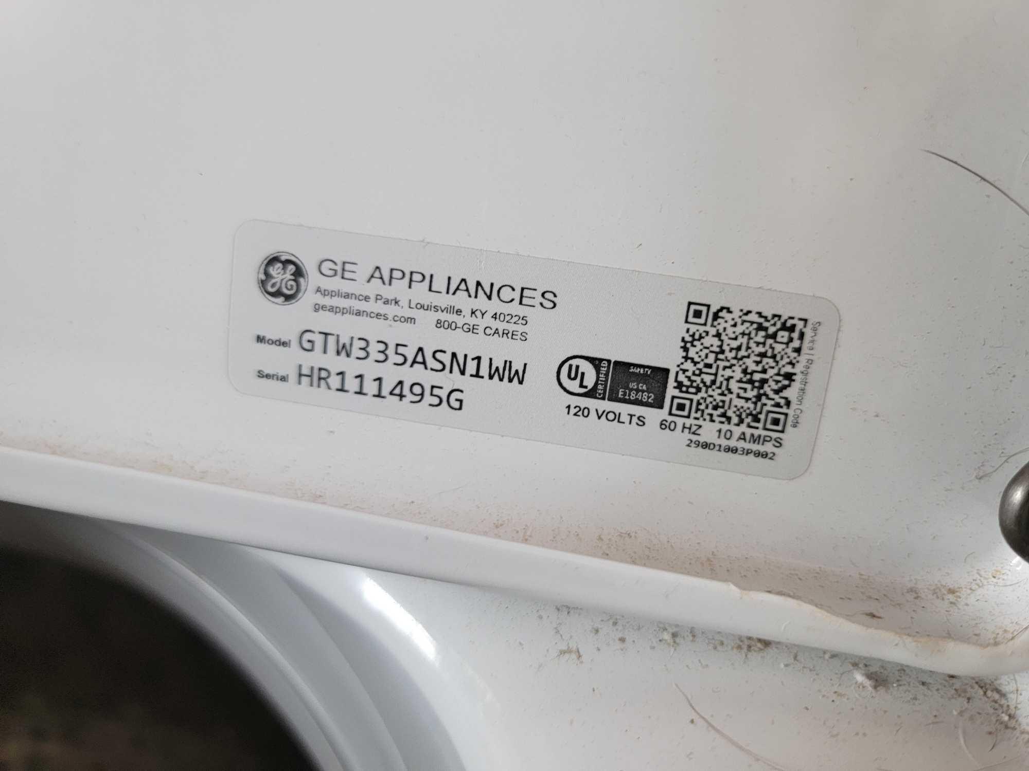 GE Washer 120v Model GTW335ASN1WW