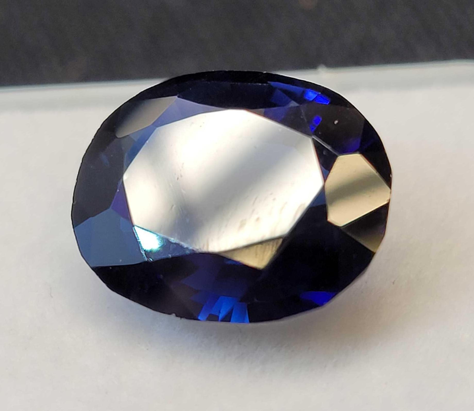 Oval Cut Blue Sapphire Gemstone High Quality 8.42ct