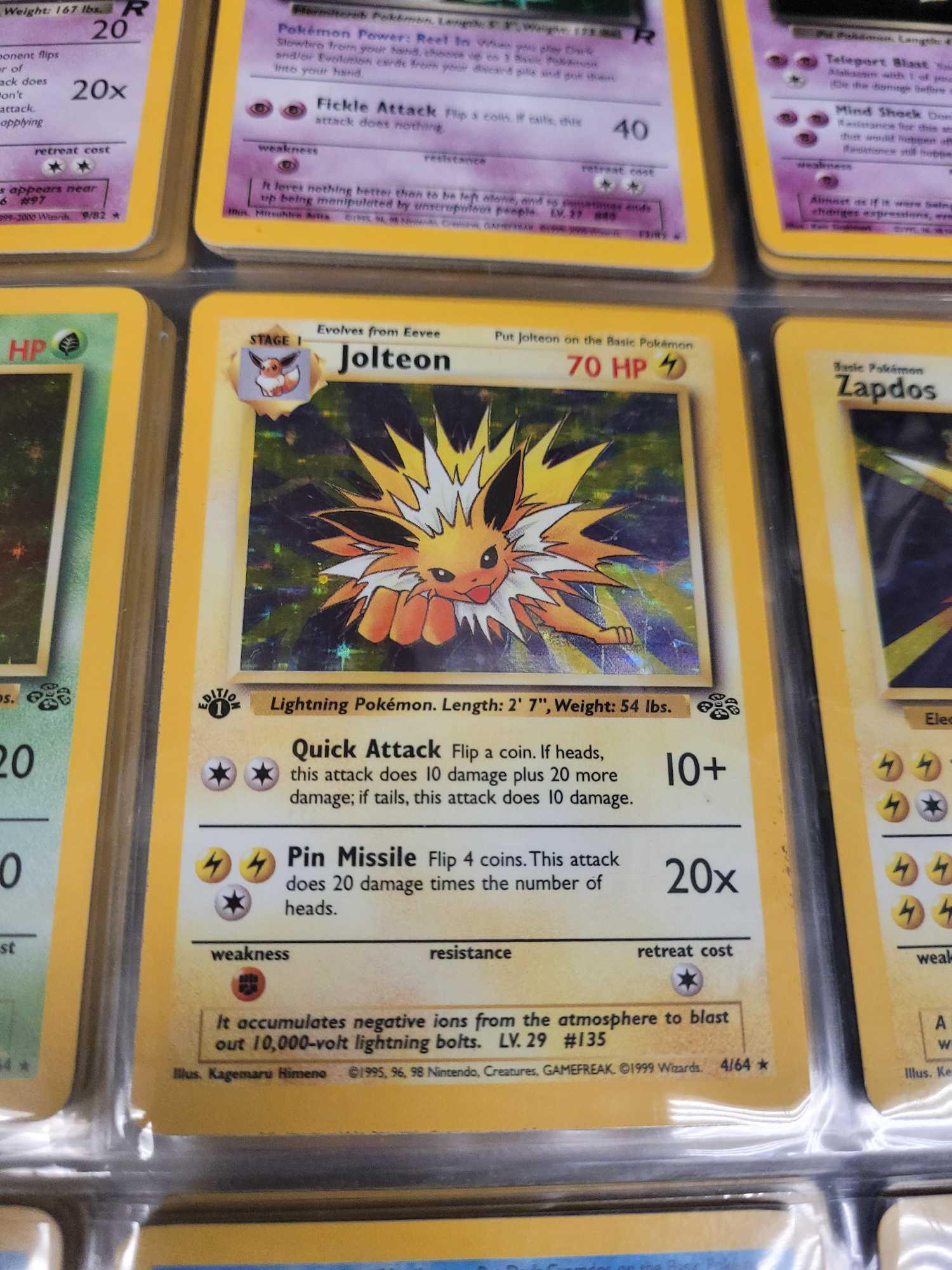 Pokemon cards Holo, 1st Edition, WOTC, Shadowless