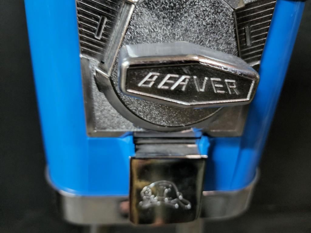 Beaver Vintage Candy Machine Full Of Polished Stones And Quarters