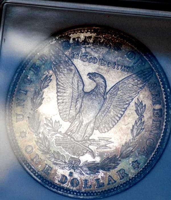 Morgan Silver Dollar 1884 S Gem Bu Rainbow Monster Rare Coin Stunning Original Ms+++++++