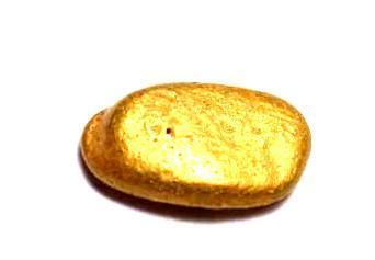 Alaskan Yellow Gold Nugget .80+ Gram Larger Nugget 18+ Kt High Quality Gold