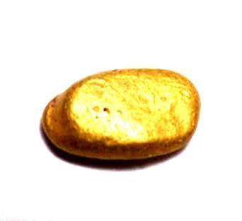 Alaskan Yellow Gold Nugget .80+ Gram Larger Nugget 18+ Kt High Quality Gold