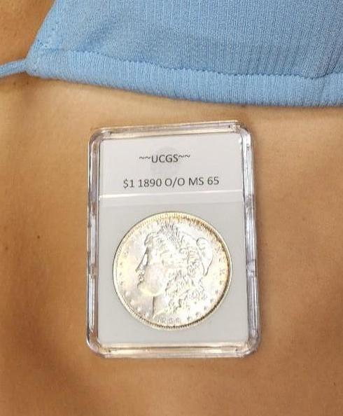 Morgan Sliver Dollar 1890 O/o Rare Date Ddr Stunner Ms+++++ Beauty With Nice Frosty White Luster