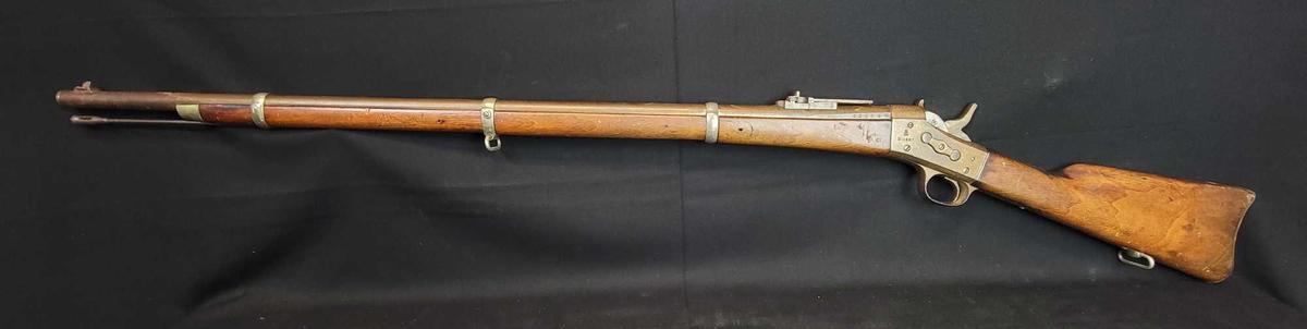 KJ...BENHAVNS TOIHUUS M1867/96 Remington Rolling Block Infantry Rifle Dated 1875