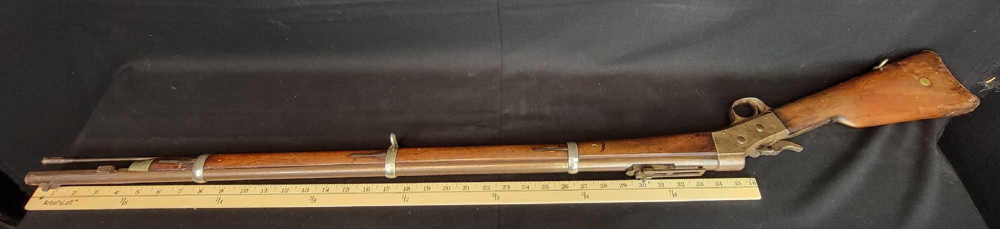 KJ...BENHAVNS TOIHUUS M1867/96 Remington Rolling Block Infantry Rifle Dated 1875