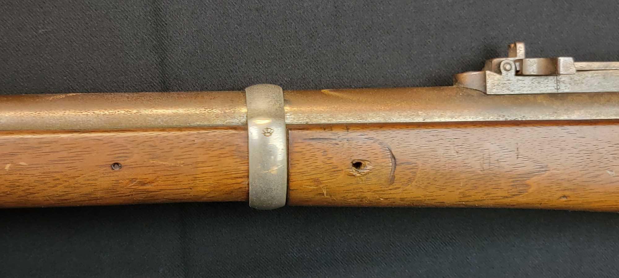 KJ...BENHAVNS TOIHUUS M1867/96 Remington Rolling Block Infantry Rifle Dated 1875