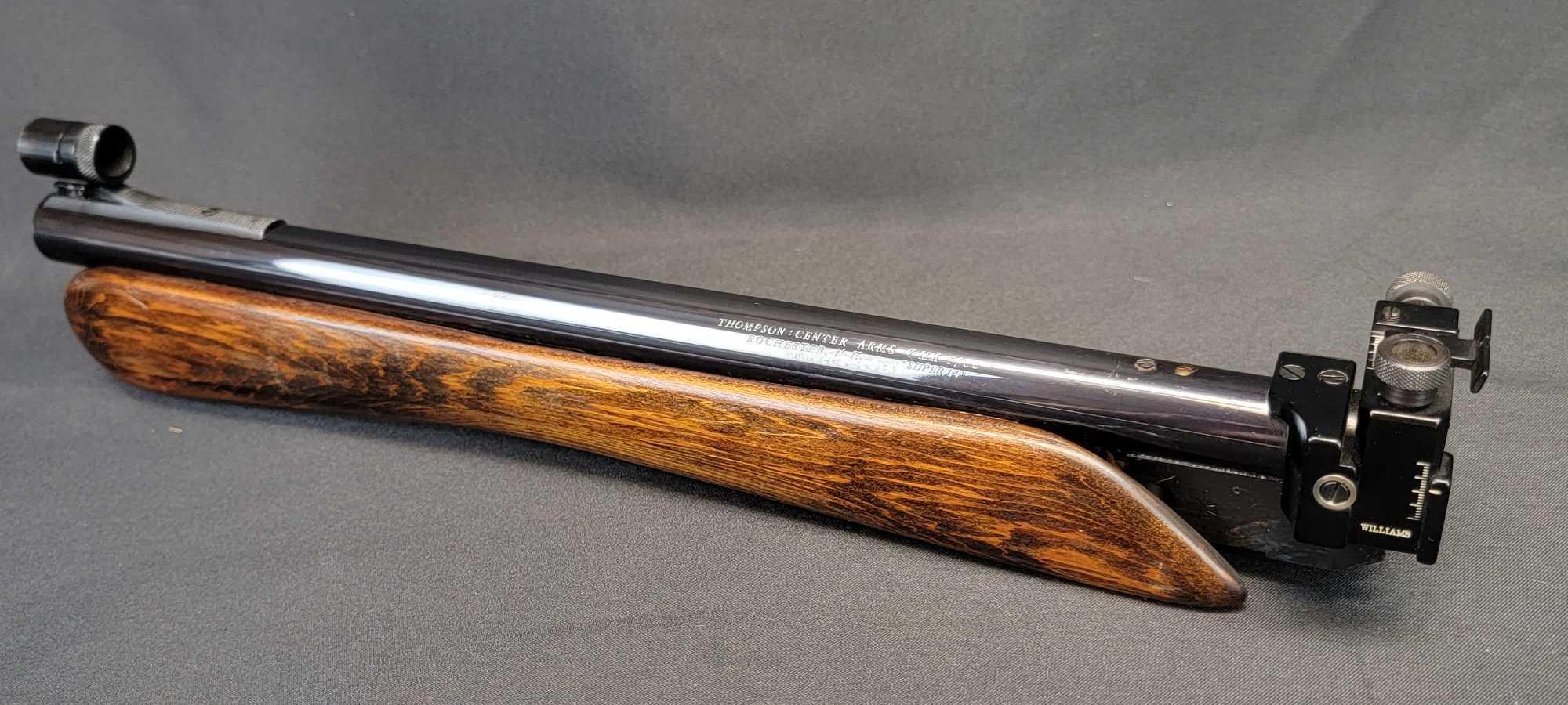 Thompson Scoped Contender Pistol, .223 Super 14 w/ Extra 7mm Barrel