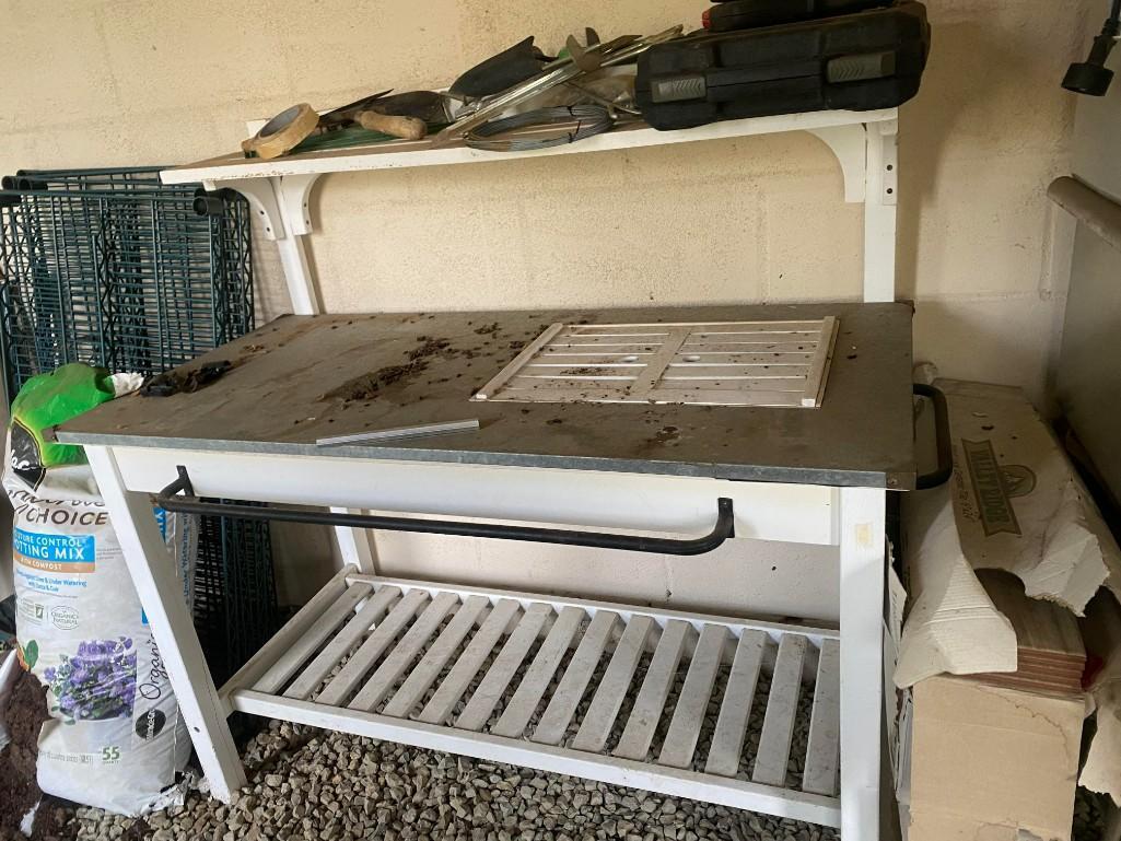 Side Room Contents Grill Ping Pong Table smoker