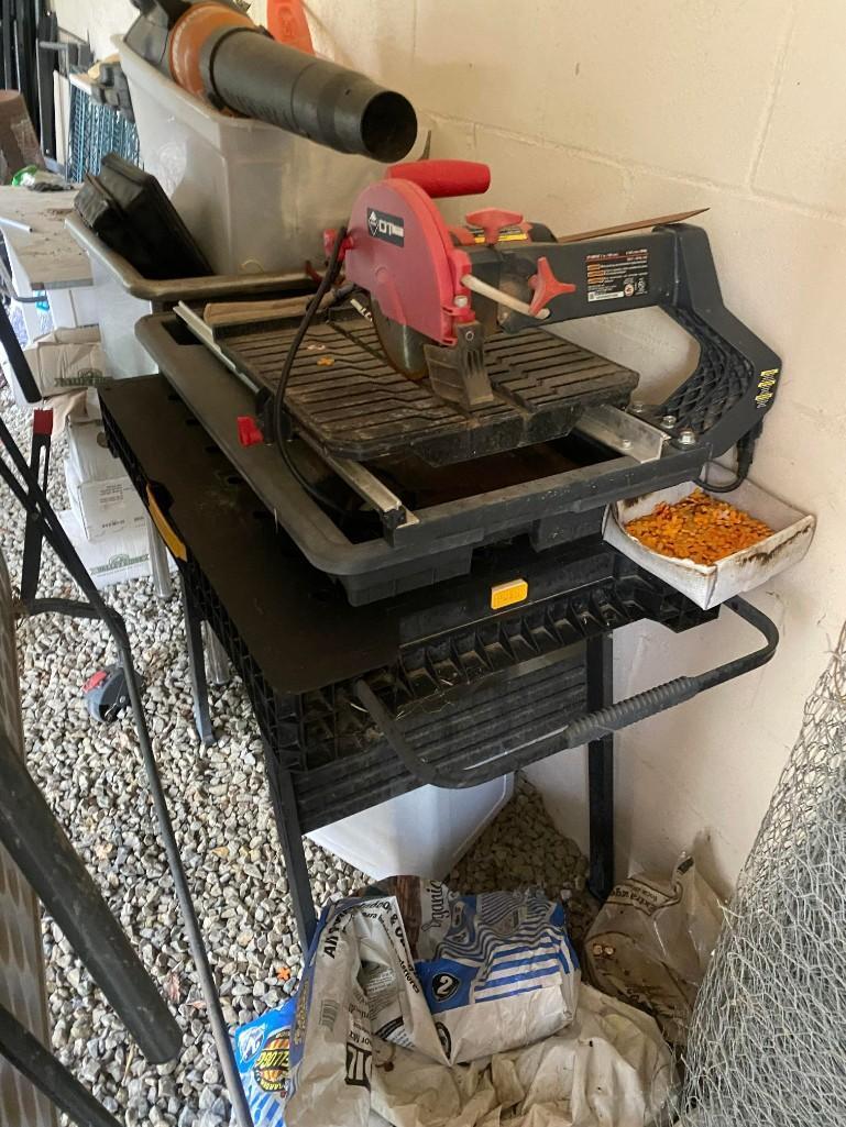 Side Room Contents Grill Ping Pong Table smoker