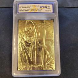 96 Score Board 23kt Gold Obi-Wan Kenobi WCG 10