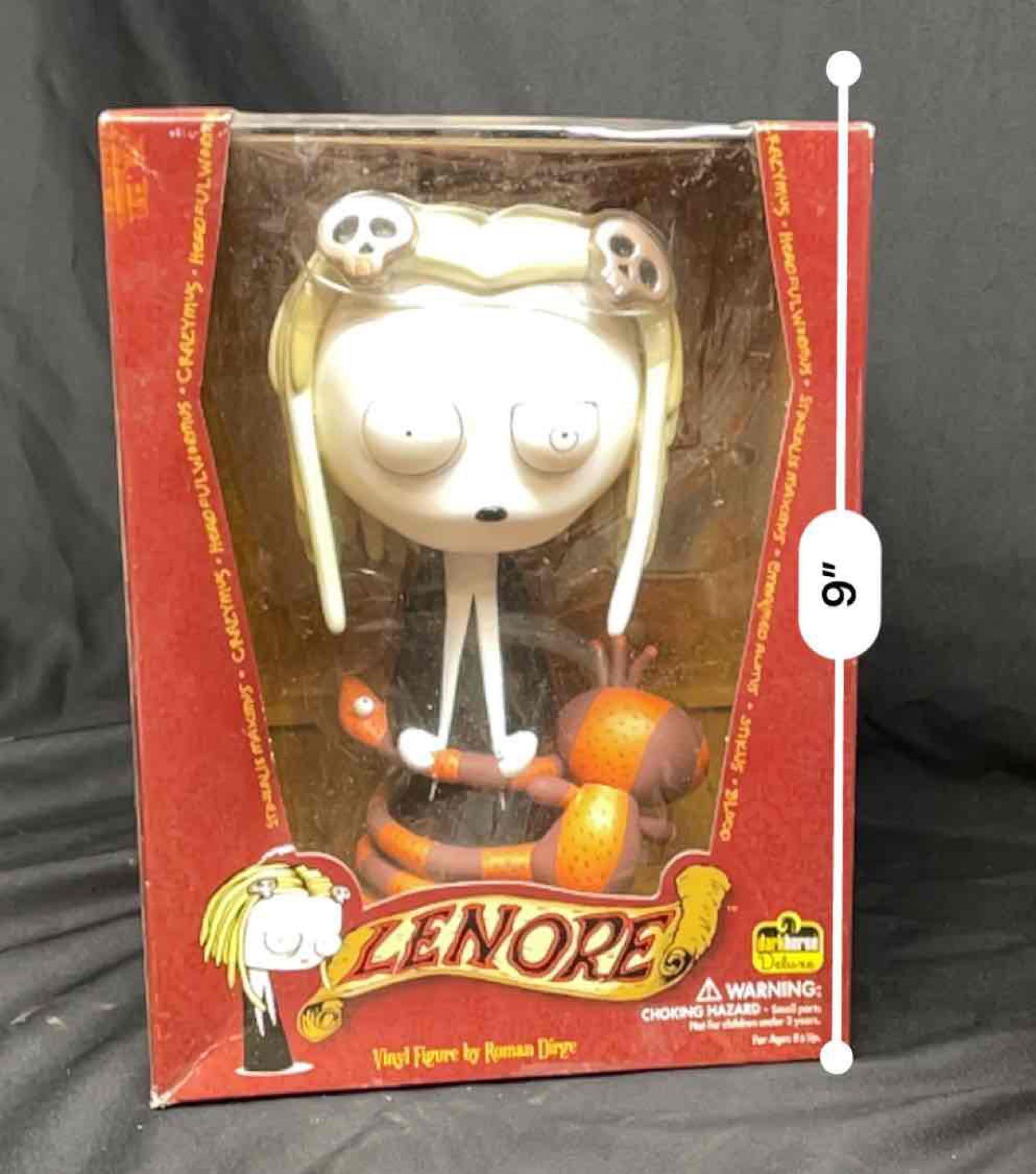 Roman Dirge Lenore The Cute Little Dead Girl 7in Vinyl Figure 4in Mini PVC figures more