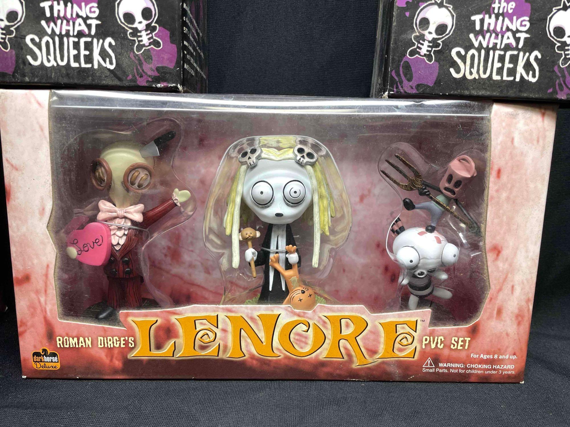 Roman Dirge Lenore The Cute Little Dead Girl 7in Vinyl Figure 4in Mini PVC figures more