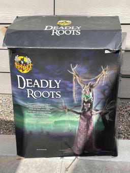 Spirit Halloween Discontinued Deadly Roots Animatronic Prop Decoration
