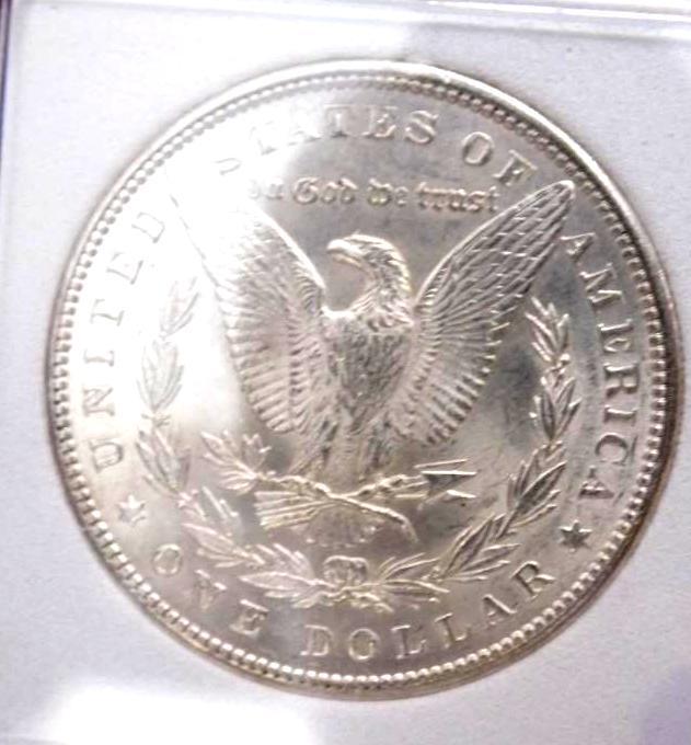 Morgan Silver Dollar 1889 Gem Bu Frosty White High Grade Ms+++++++ Stunning Coin
