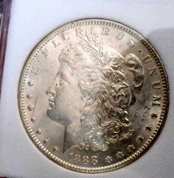 Morgan Silver Dollar 1888 P Gem Bu Ddo Dble Die Stunning Ms++++++ High Grade Blast White