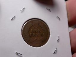 Indian Head Cent 1871 Mega Rare Date Vg++ $$$ Original Sharp Coin
