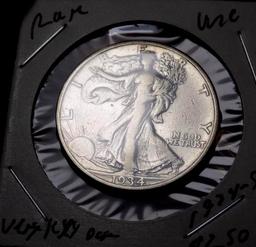 Walking Liberty Silver Half 1934 S High Grade Au To Unc Rare Date $$$ Nice Coin