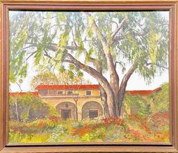 Garden House, from Ruby Eiland, Framed Oil on Canvas, 1963