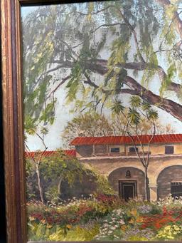 Garden House, from Ruby Eiland, Framed Oil on Canvas, 1963