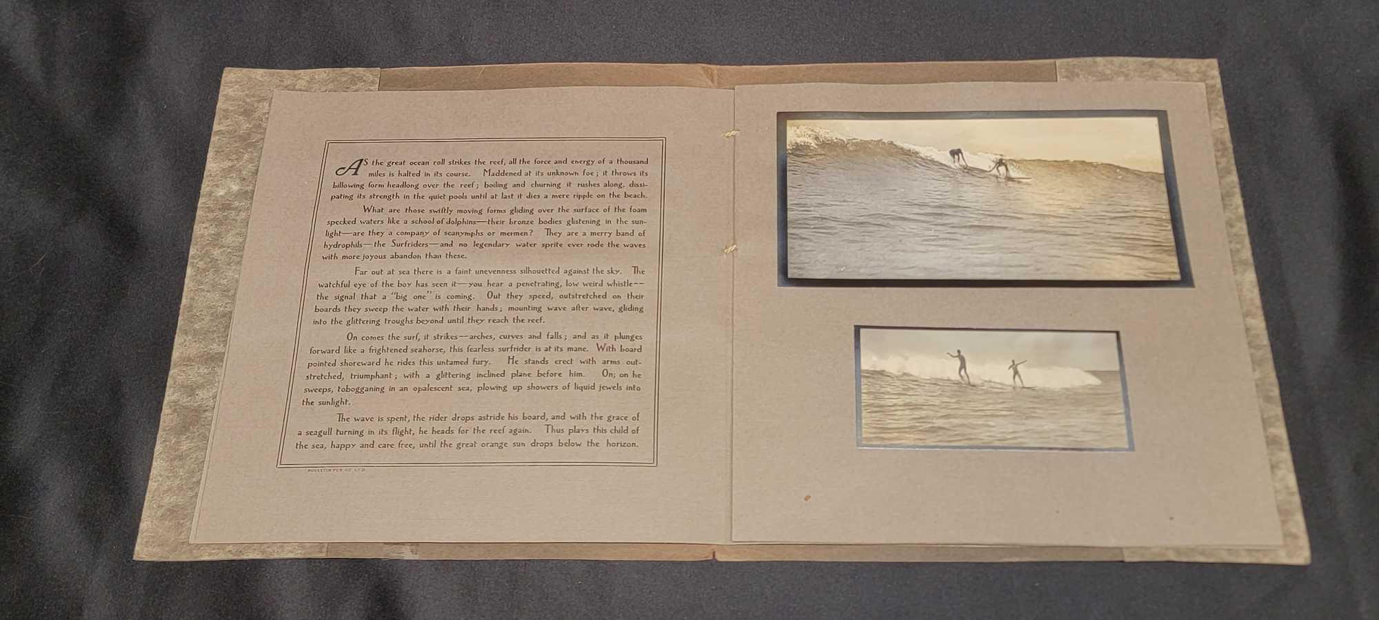 Surf Riders of Hawaii, A.R. Gurrey, 1914 Book