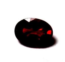 Ruby red garnet spessartite glowing color Top AAA eath mined HIgh end gem 1.15 ct